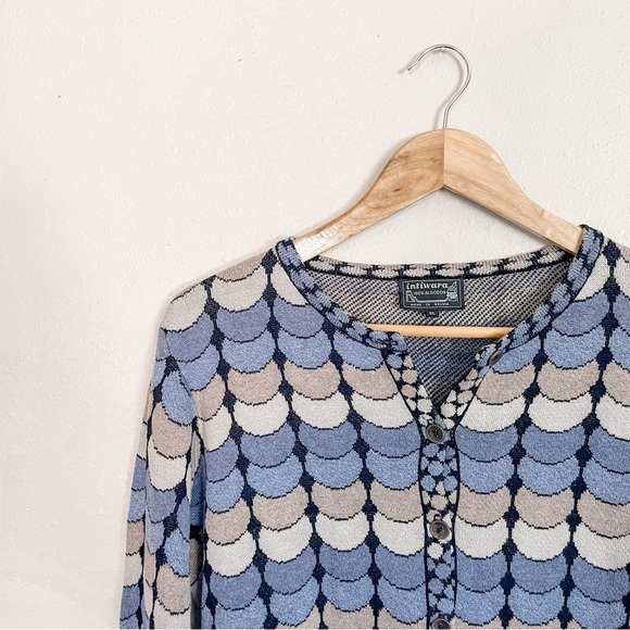 Intiwara | 100% Pima Cotton Button Front Cardigan - Picture 5 of 12